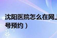沈阳医院怎么在网上挂号预约（怎么在网上挂号预约）