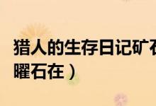 猎人的生存日记矿石分布（猎人的生存日记黑曜石在）