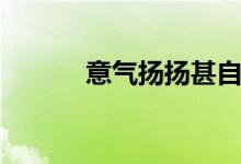 意气扬扬甚自得也翻译（意气）