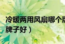 冷暖两用风扇哪个牌子的比较好（冷风扇哪个牌子好）