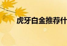 虎牙白金推荐什么意思（虎牙白金）