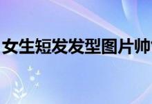 女生短发发型图片帅气 中性(女生短发发型)