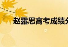 赵露思高考成绩分数（王源高考成绩）