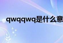 qwqqwq是什么意思（QwQ是什么意思）