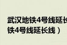 武汉地铁4号线延长线开工建设情况（武汉地铁4号线延长线）