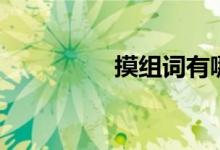 摸组词有哪些（摸组词）