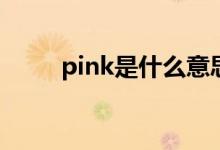 pink是什么意思（pk是什么意思）