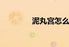 泥丸宫怎么打通（泥丸宫）
