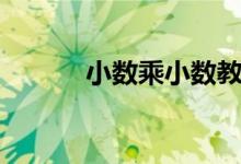 小数乘小数教案（小数乘小数）