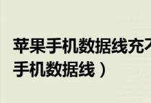 苹果手机数据线充不进去电是什么原因（苹果手机数据线）