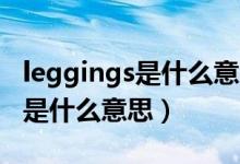 leggings是什么意思翻译成中文(Leggings是什么意思)