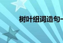 树叶组词造句一年级（树叶组词）