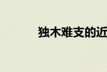 独木难支的近义词（独木难支）
