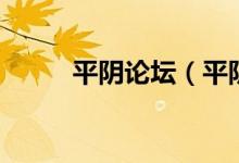 平阴论坛（平阴吧百度贴吧下载）