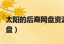 太阳的后裔网盘资源使用规则（太阳的后裔网盘）