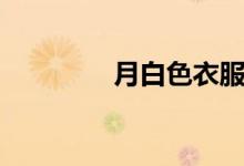 月白色衣服图片（月白色）