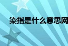 染指是什么意思网名(染指是什么意思)