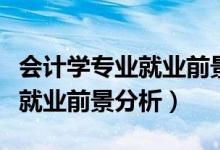 会计学专业就业前景好吗（会计学专业介绍及就业前景分析）