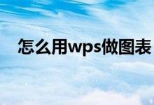 怎么用wps做图表（excel怎么插入图表）