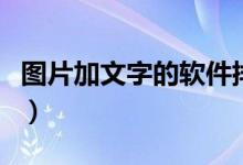 图片加文字的软件排行榜（图片加文字的软件）