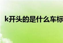 k开头的是什么车标（k字头是什么什么车）