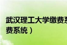 武汉理工大学缴费系统网址（武汉理工大学缴费系统）
