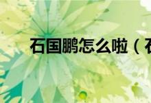 石国鹏怎么啦（石国鹏为什么被开除）