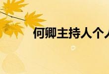 何卿主持人个人资料图片（何卿）
