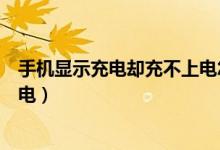 手机显示充电却充不上电怎么办（手机显示充电为啥充不上电）