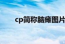 cp简称脑瘫图片（cp是脑残的缩写）