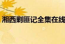 湘西剿匪记全集在线观看（湘西剿匪记全集）