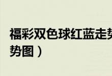 福彩双色球红蓝走势图表（福彩双色球红蓝走势图）