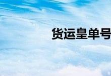 货运皇单号追踪（货运皇）
