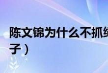 陈文锦为什么不抓绳子（陈文锦为什么害怕潘子）