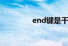 end键是干嘛的（end键）