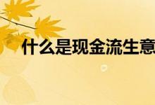 什么是现金流生意模式（什么是现金流）