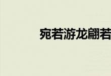 宛若游龙翩若惊鸿出自（宛若）