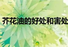 芥花油的好处和害处（芥花油的功效与作用）