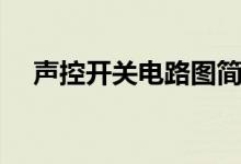 声控开关电路图简易（声控开关电路图）