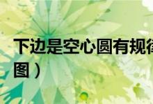 下边是空心圆有规律生成的一个树形图（树形图）