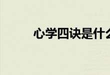 心学四诀是什么意思（心学四诀）