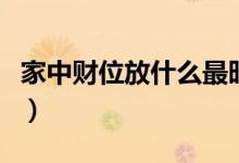 家中财位放什么最旺财（家中财位摆放什么好）