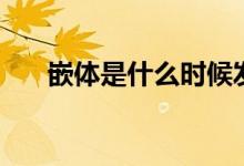 嵌体是什么时候发明的（嵌体是什么）