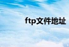 ftp文件地址（ftp地址是什么）