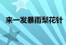 来一发暴雨梨花针（吃我一发暴雨梨花针）