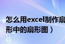 怎么用excel制作扇形图（怎么在excel中做扇形中的扇形图）