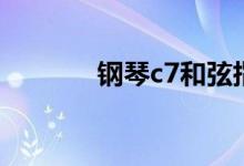 钢琴c7和弦指法图（c7和弦）
