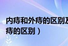 内痔和外痔的区别及症状图片女性（内痔和外痔的区别）