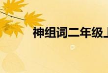神组词二年级上册语文（神组词）