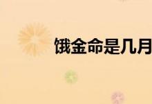 饿金命是几月到几月（饿金命）